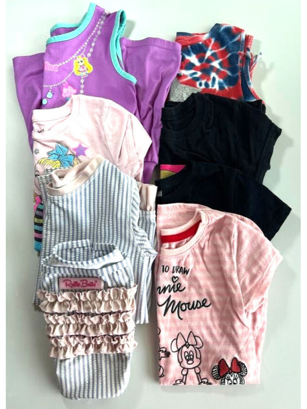 Girls' Clothes-Size 6/6X-Summer Lot of 7 Pieces, Includes 2 Piece Bathing Suit